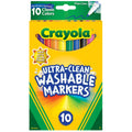 Ultra-Clean Washable Markers, Fine Line, 10 Ct, School Supplies for Kids and Teachers, Classroom Must Have, Gifts