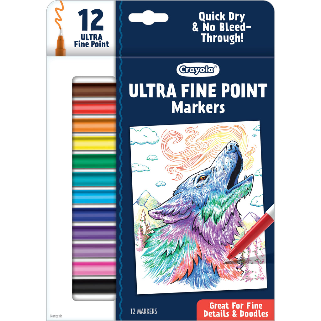 Ultra Fine Point Markers, Art Markers, Gifts for Teens, 12 ct