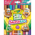 Washable Silly Scents Broad Line Markers, 10 Count, School Supplies, Gifts for Child