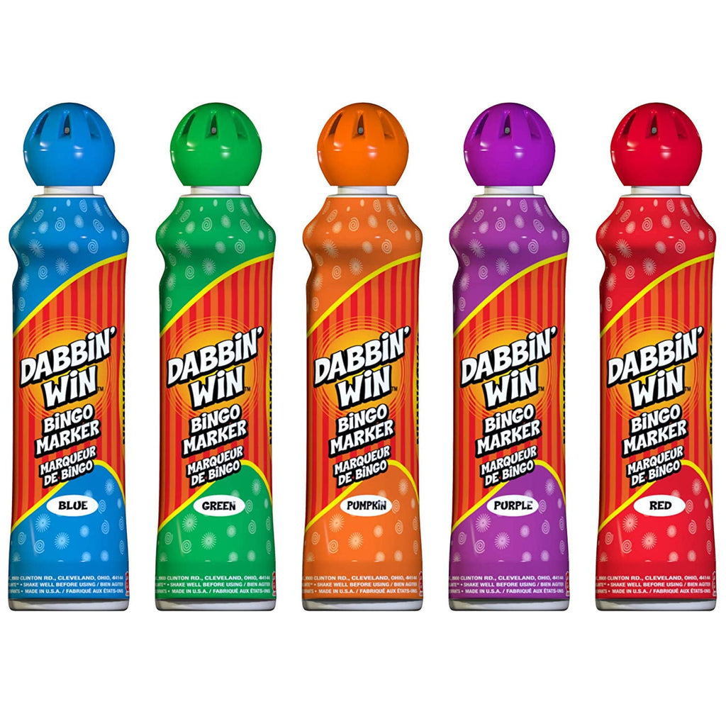 ' Mini Bingo Ink Markers 5 Dauber Pack