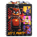 6-Tab Spiral Notebook, 7 x 9 inches, Teens and Adults