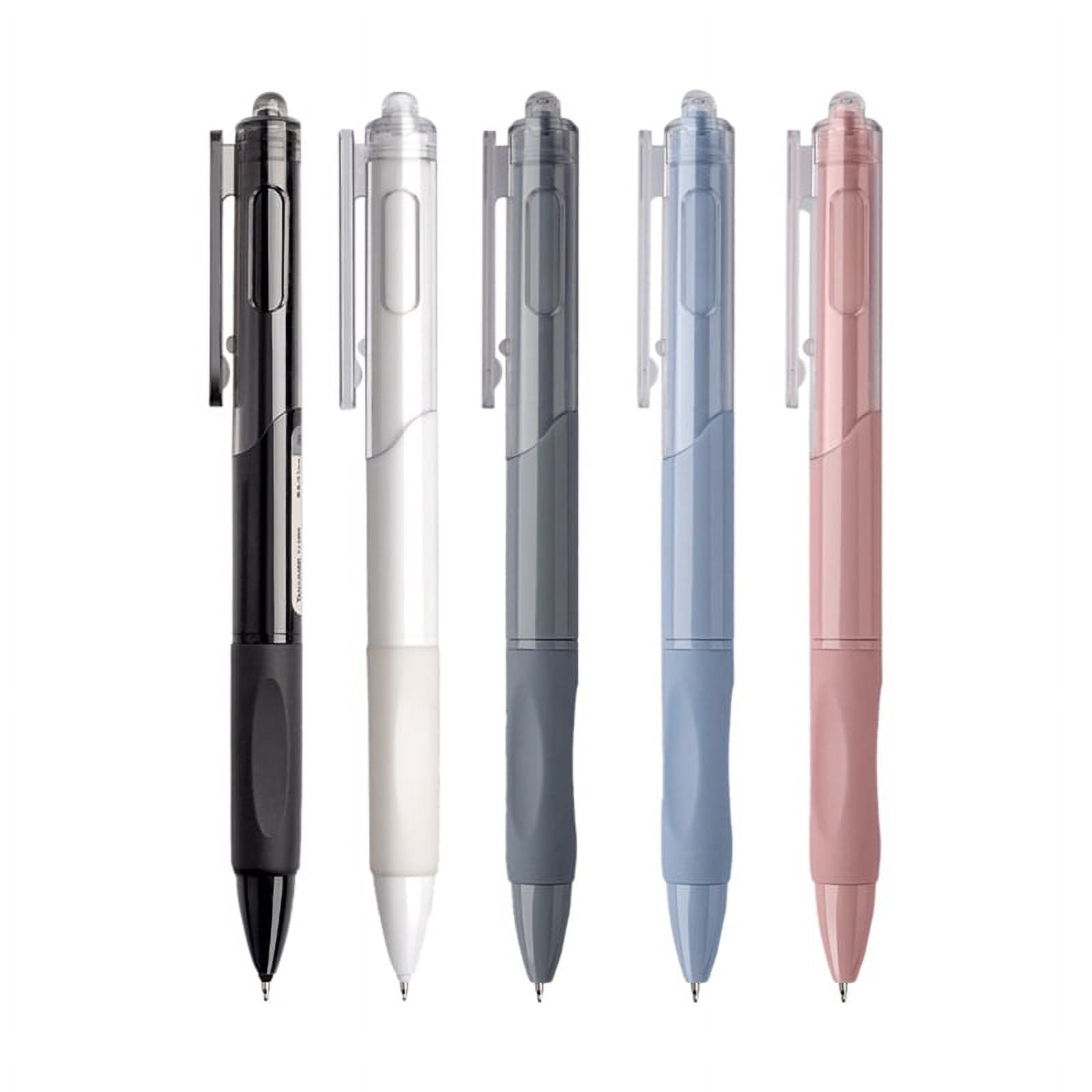 Pens, 0.5mm, Smooth Writing Perfect for Journaling, Note Taking Gift Set (Pack of 5) As Shown