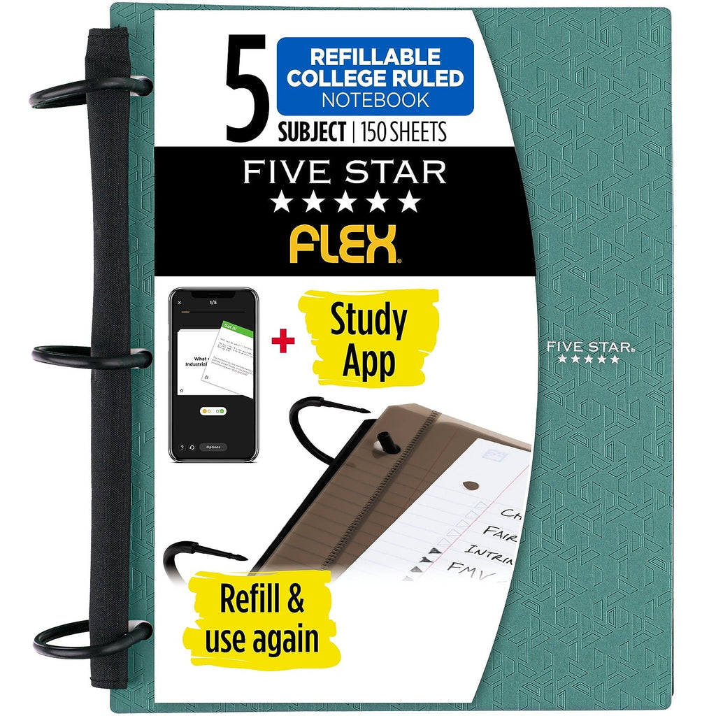 5-Subject Notebook 8.5 x 11 08128
