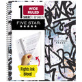 Paint the Town Notebook, 1 Subject, Wide Ruled, 8" x 10.5", Graffiti (-WMT)