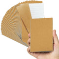 24 Pack A6 Mini Journal, 3.5"x 5", Thick & Lined Paper, Pocket Notebook, Softcover, Small Memo Notepad (Brown Kraft)