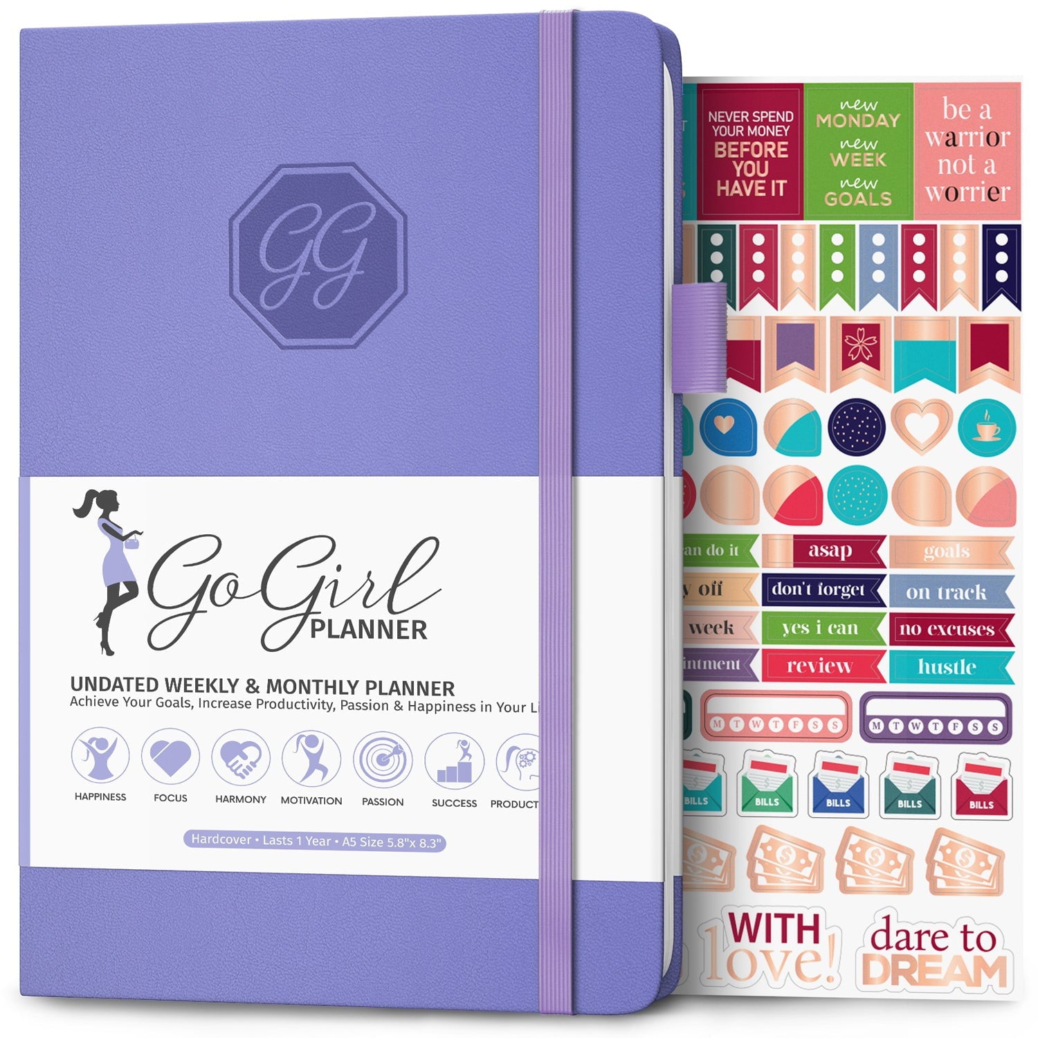 GoGirl Weekly Planner - A5