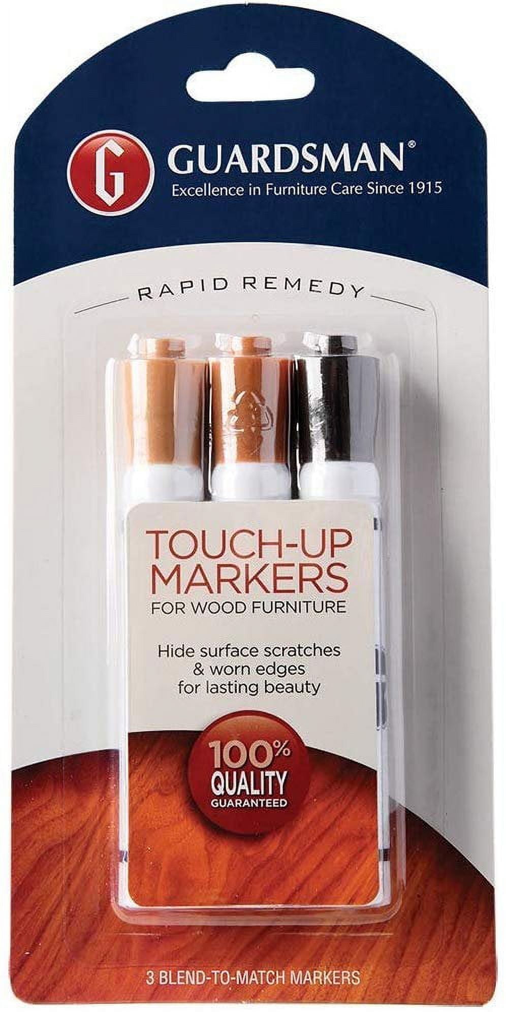 Guardsman Wood Touch-Up Markers - 3 Colors - Touch-Up and Repair Scratches - 465000