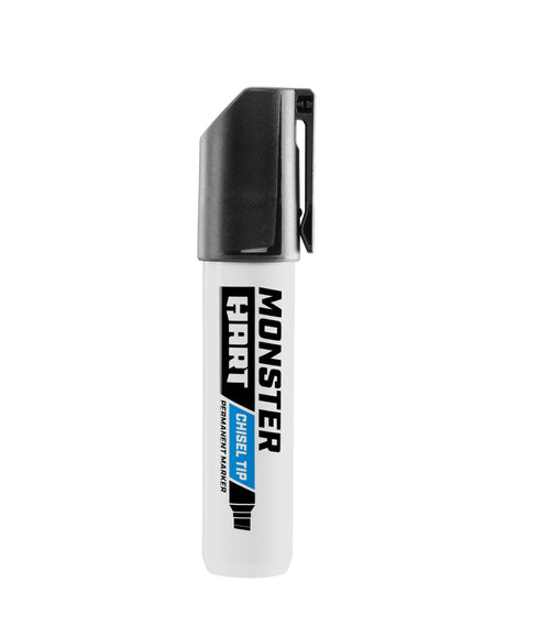 HART 1-Pack Black Monster Chisel Permanent Marker