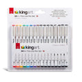 KINGART Inkline Fine Line Art & Graphic Pens, Archival Japanese Ink, Set of 16 Unique Nibs