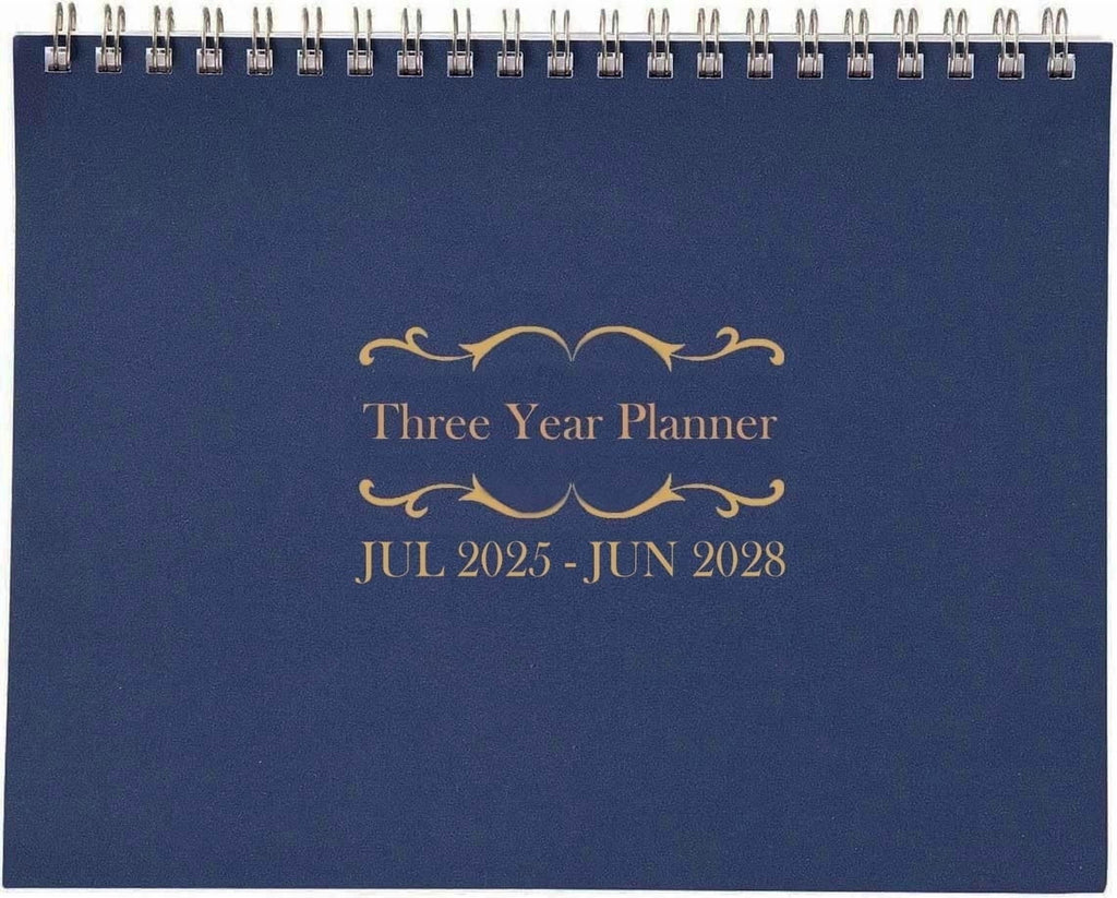 3 Year Calendar Planner Blue, 11 * 8.5'' JUL 2025 - JUN 2028