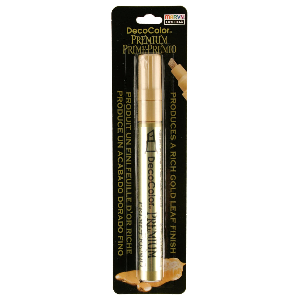DecoColor Premium Gold Metallic Chisel Paint Marker, 1 Count