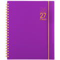 Color Pop Academic 2026-2027 Weekly Monthly Planner Fuchsia Large 8 12 x 11