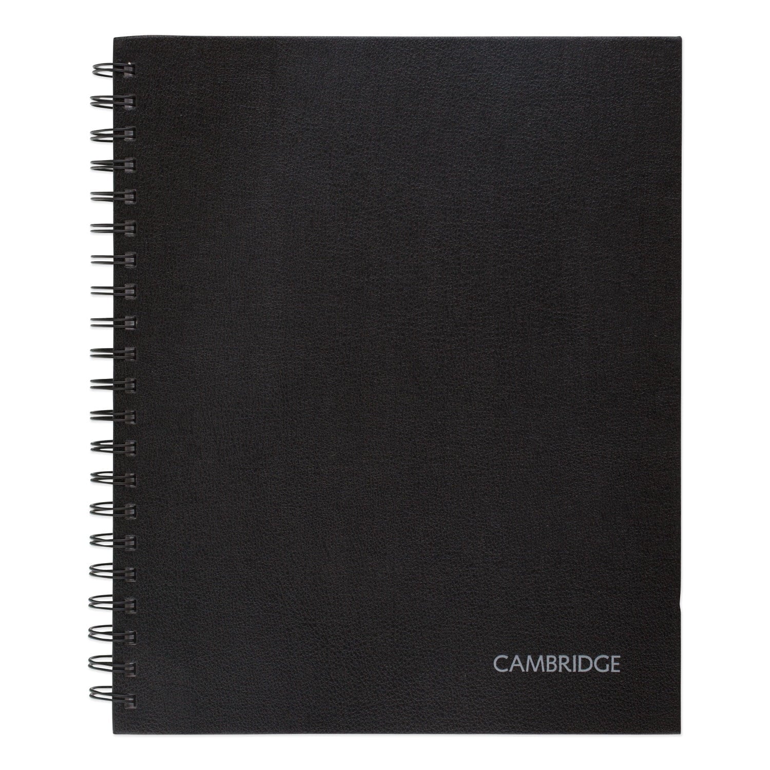Mead Hardbound Notebook with Pocket, 1 Subject, Wide/Legal Rule, Black Cover, 11" x 8.5", 96 Sheets