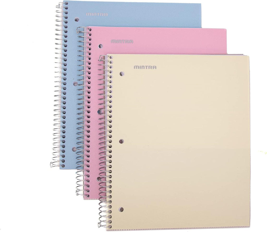 3 Pack (1 Subject, Wide Ruled)