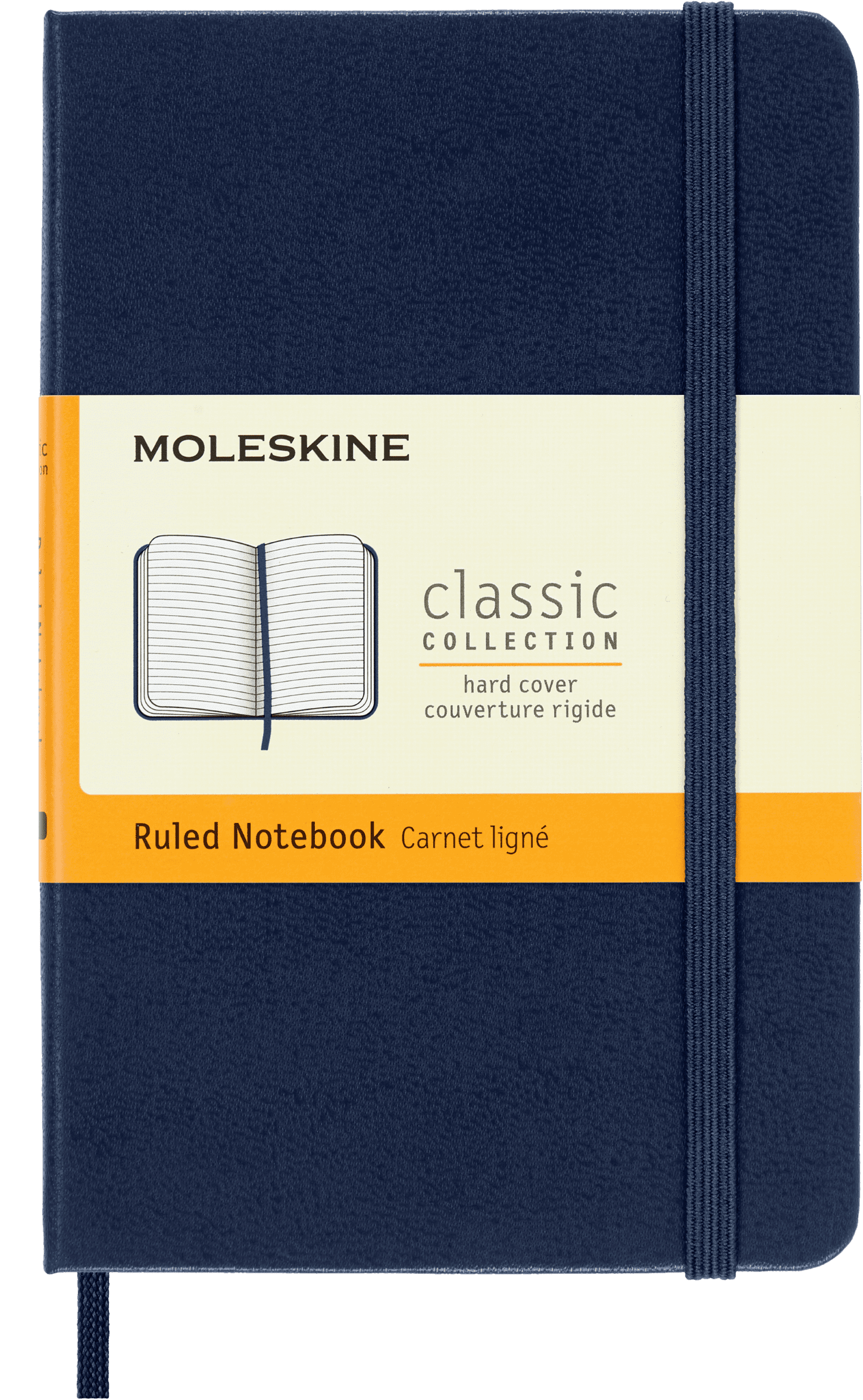 Moleskine Classic Notebook, Hard Cover, Ruled, Pocket (3.5" x 5.5"), Sapphire Blue