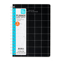 Pen+Gear Medium Monthly Weekly April 2026 - June 2027 Planner, Black and White Grid