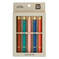 Pen+Gear Retractable Gel Pens, Medium Point, 0.7 mm, Black Ink, 5 Count