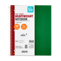 Wide Ruled 1-Subject Poly Notebook, Forest Green, 8.5" x 10.5", 100 Sheets