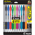 Retractable Gel Ink Pens, Extra Fine Point (0.5mm), Assorted, 10 Count