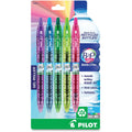 Pilot Bottle to Pen (B2P) Be Green Fine Point Gel Pens, Assorted Ink, 5 Count