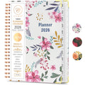 Planner 2026 Calendar Notebook(Jan-Dec.2026,6.3"x8.5") Weekly Monthly Flower Planner for Women Men 2026 Academic Plan...