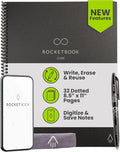 Reusable Core Notebook - Dotted, Letter Size, Black