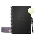Rocketbook Core Smart Reusable Spiral Notebook, Black, 6" x 8.8", Lined