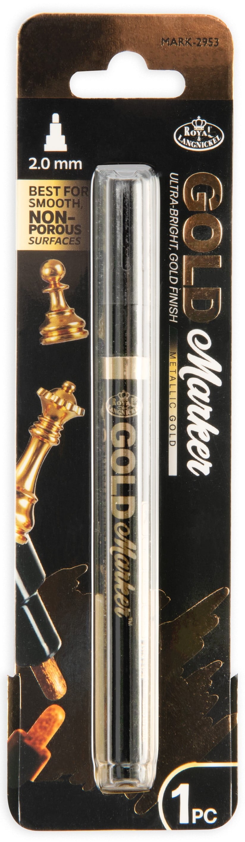 2mm Silver Liquid Chrome Marker
