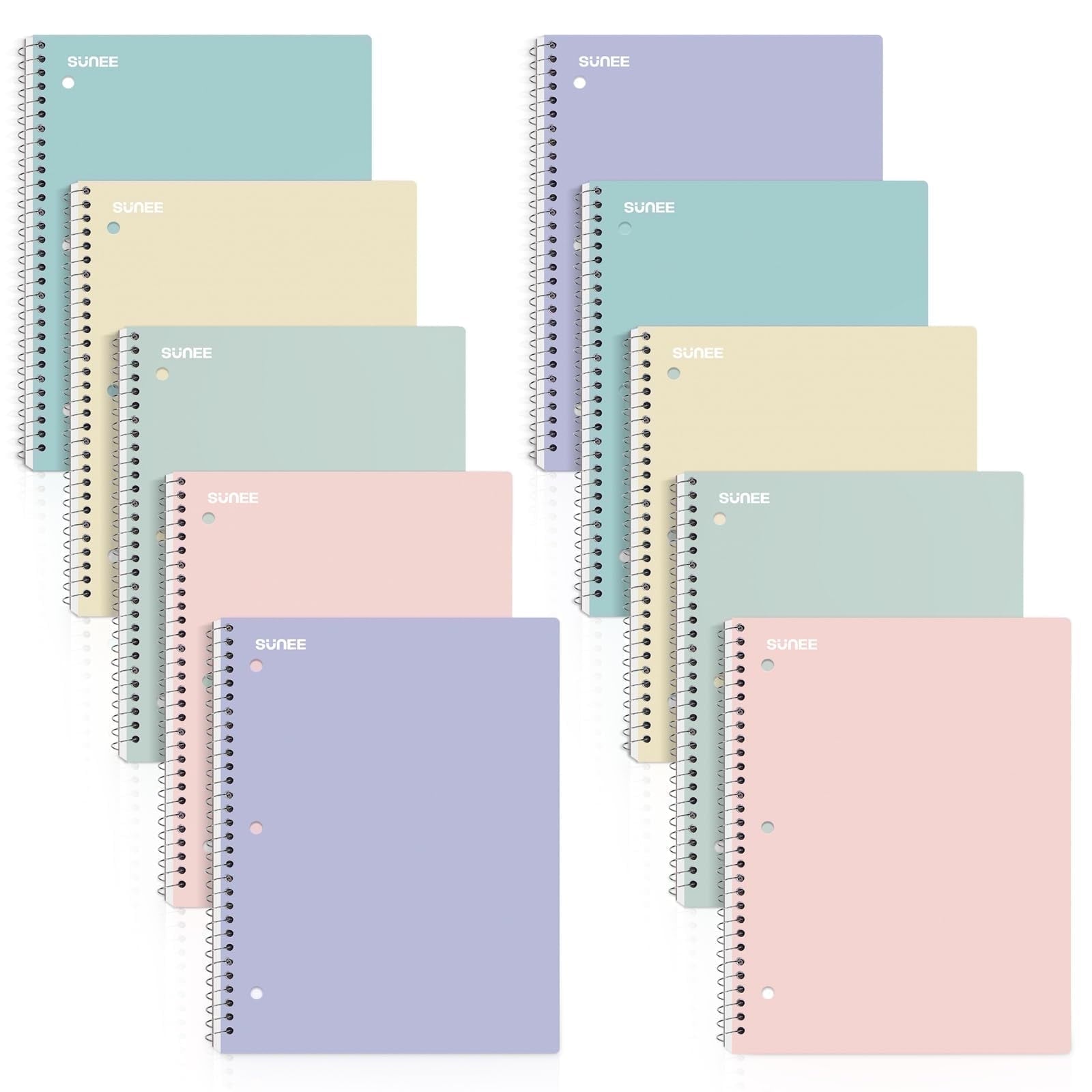 College Ruled, Micro-Perforated, 8" x 10.5", 70 Sheets, 10 Pack