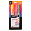 Sakura Gelly Roll Moonlight Gel Pens  5 Count, Fluorescent Opaque Ink, 1.0mm Bold Point