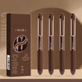 Set Coffee Rose Cream Fragrance 0.5mm ST Tip Exam Writing s 4-Pack(Coffee)