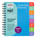 Life & Care Directory Planner Medium (7" x 7.5") Blue Undated
