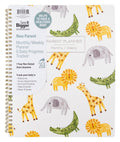 Parent Planner Large Monthly Weekly (9" x 11") Animals 12 Month Undated