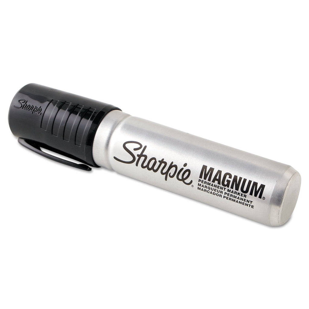 Magnum Black Permenant Markers, 12 / Box