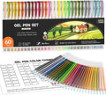 Shuttle Art 60 Pack Earth Tone Gel Pens, 30 Brown Earth Tone Gel Pens with 30 Refills for Adults Coloring Books Journaling Drawing Nature, L