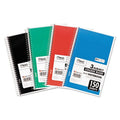 "Spiral Notebook, 3 Subject, Medium/college Rule, Randomly Assorted Covers, 9.5 X 5.5, 150 Sheets | Bundle of 2 Each"