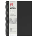 Medium Soft Cover Meeting Notebook Blk