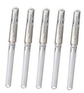 Uni-Ball Signo Broad Point Gel Impact Pen White Ink-1.0mm Value Set of 5