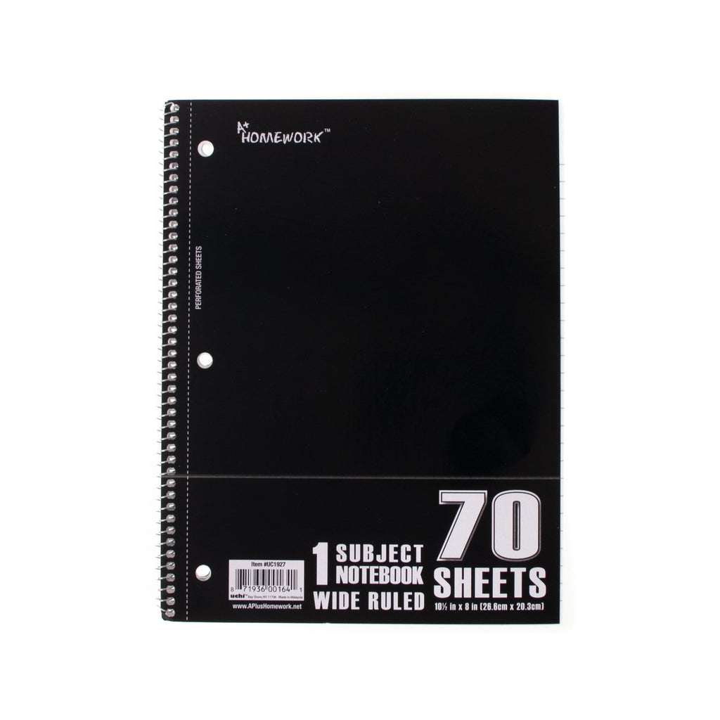 West Coast Paracord Spiral Notebooks - 70 Sheets, Wide Ruled
