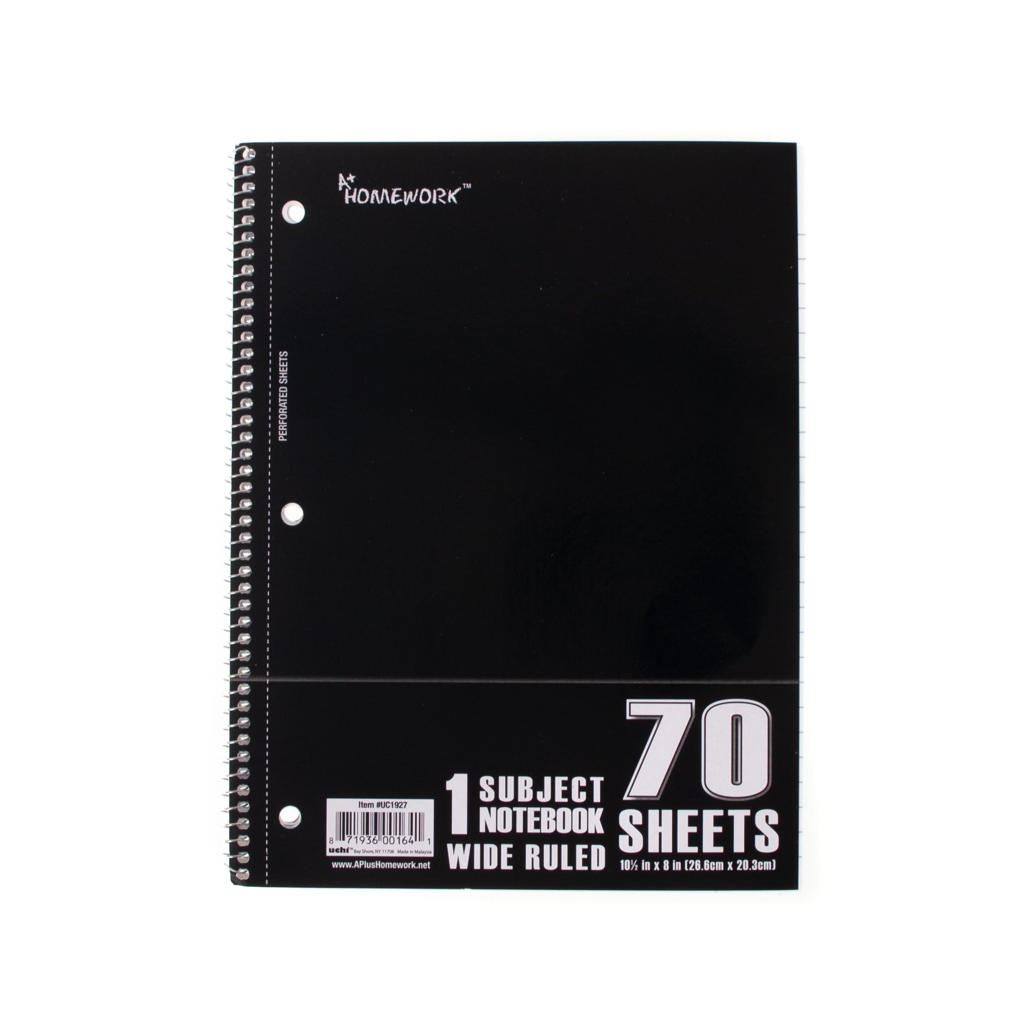 West Coast Paracord Spiral Notebooks - 70 Sheets, Wide Ruled