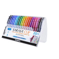 Clip Retractable Gel Ink Pens, Fine Point 0.5mm, Assorted colors, 20-Pack