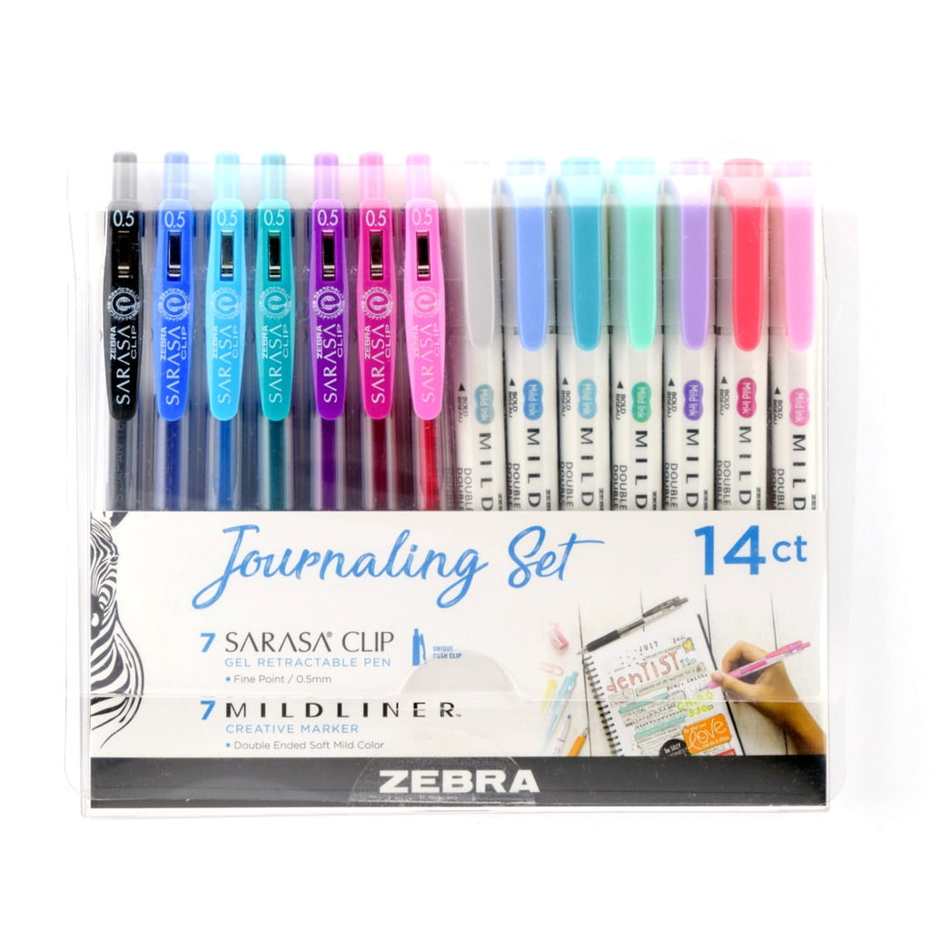Journaling Set Mildliner HL & Sarasa Clip Assorted 14pk