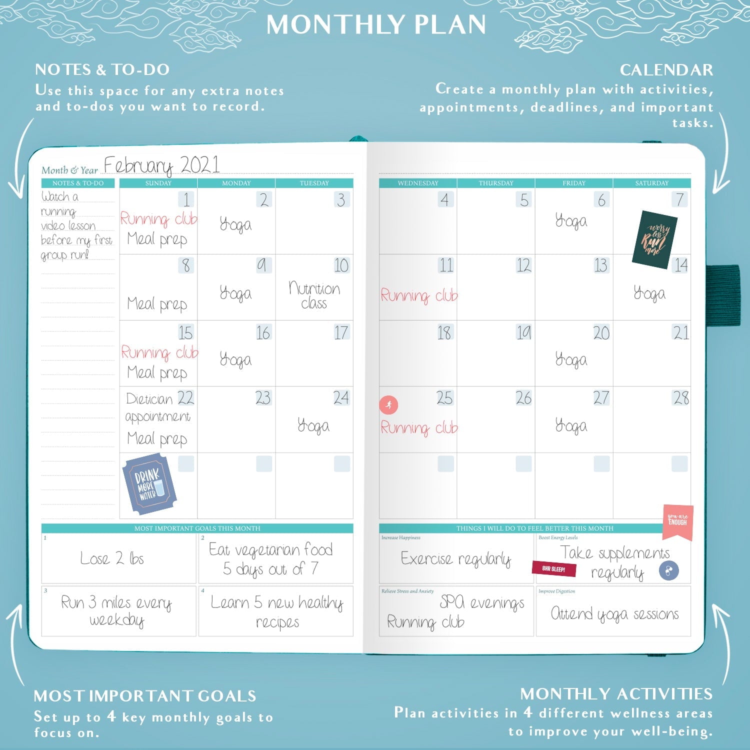 Legend Wellness Planner & Food Journal - Image 3