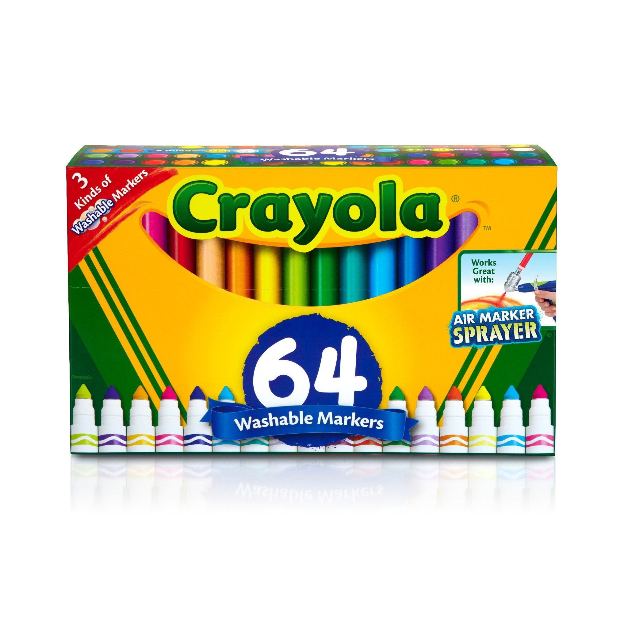 Washable Broad Line Markers with Gel FX Markers, 64 Count - Image 4