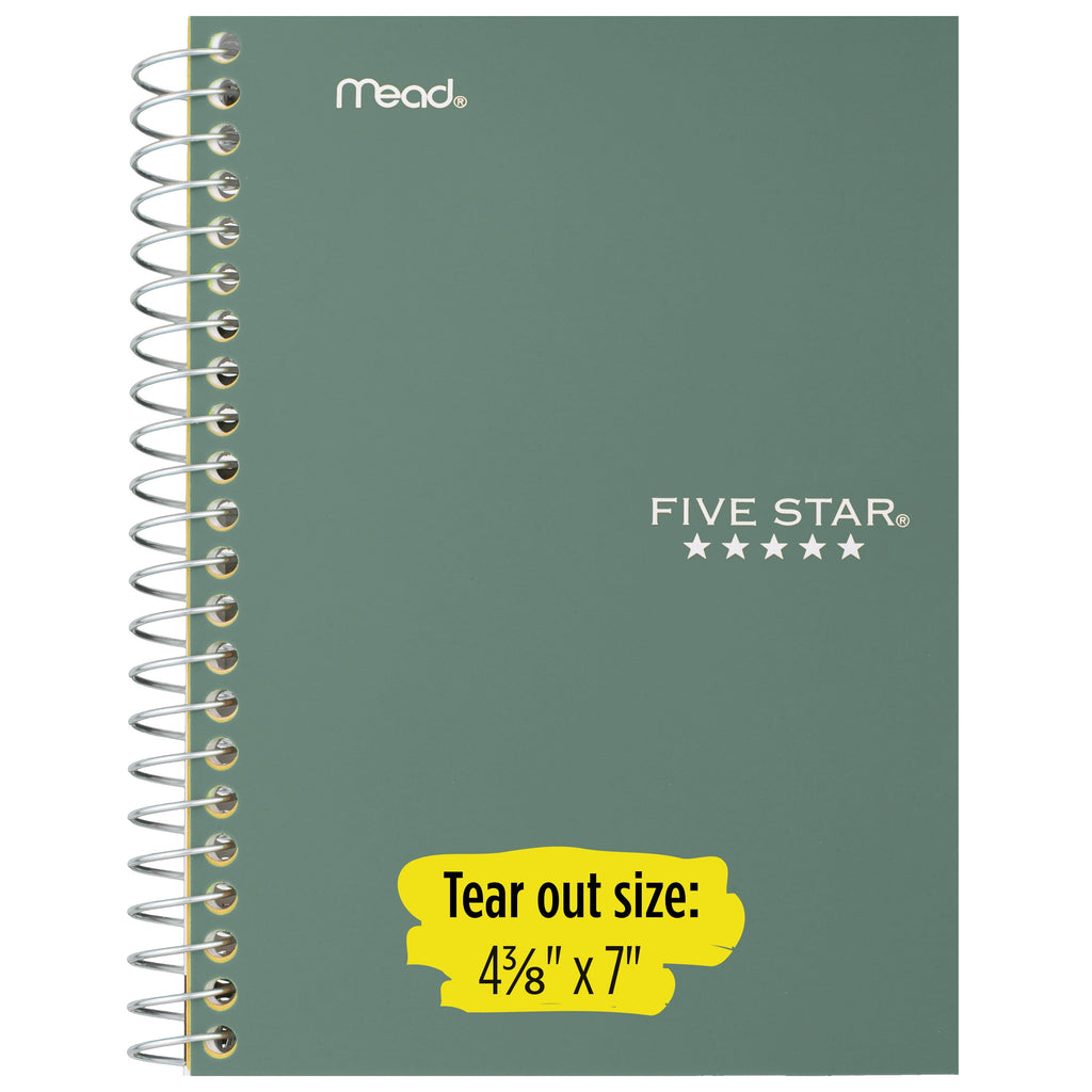 Spiral Notebook, College Ruled, 7" x 4 3/8", Seaglass - Image 5