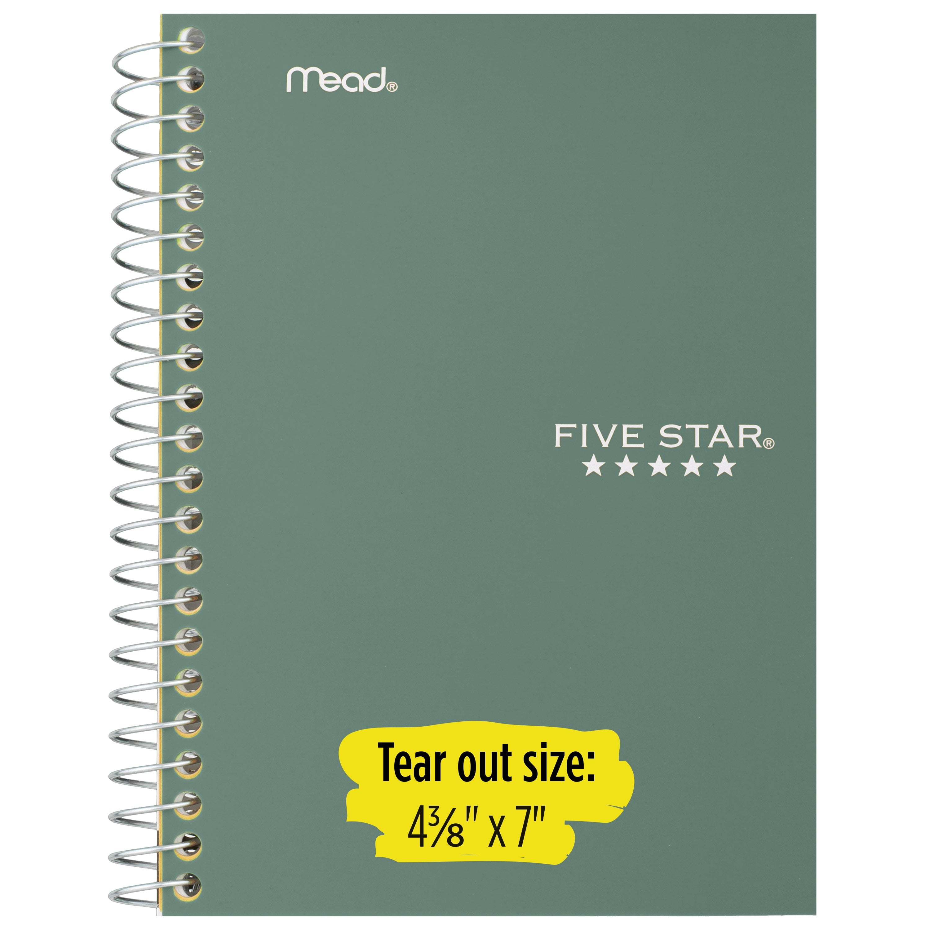 Spiral Notebook, College Ruled, 7" x 4 3/8", Seaglass - Image 5