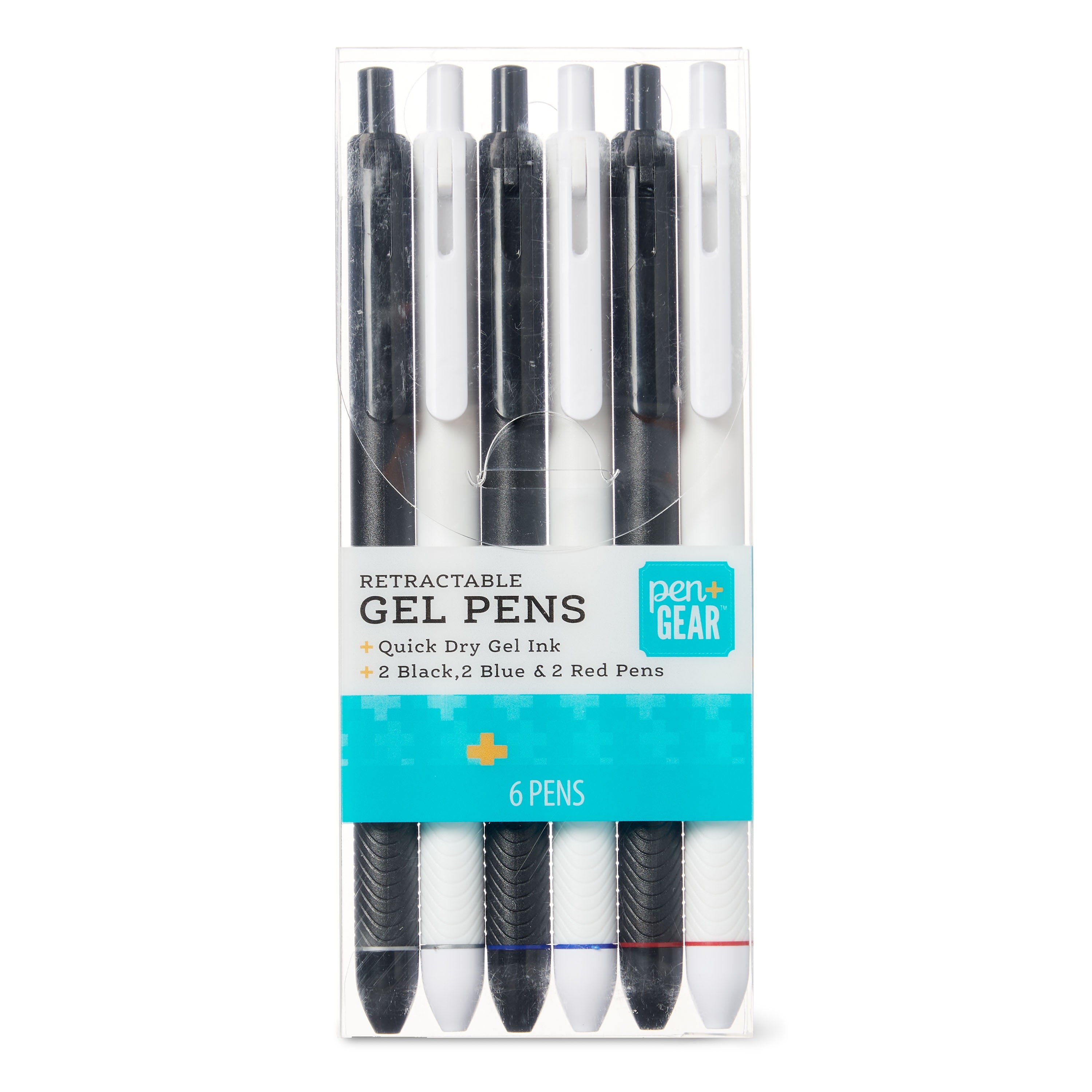 (6 pack) Retractable Gel Pens, 0.7 mm, Assorted Colors, 6 Count - Image 6