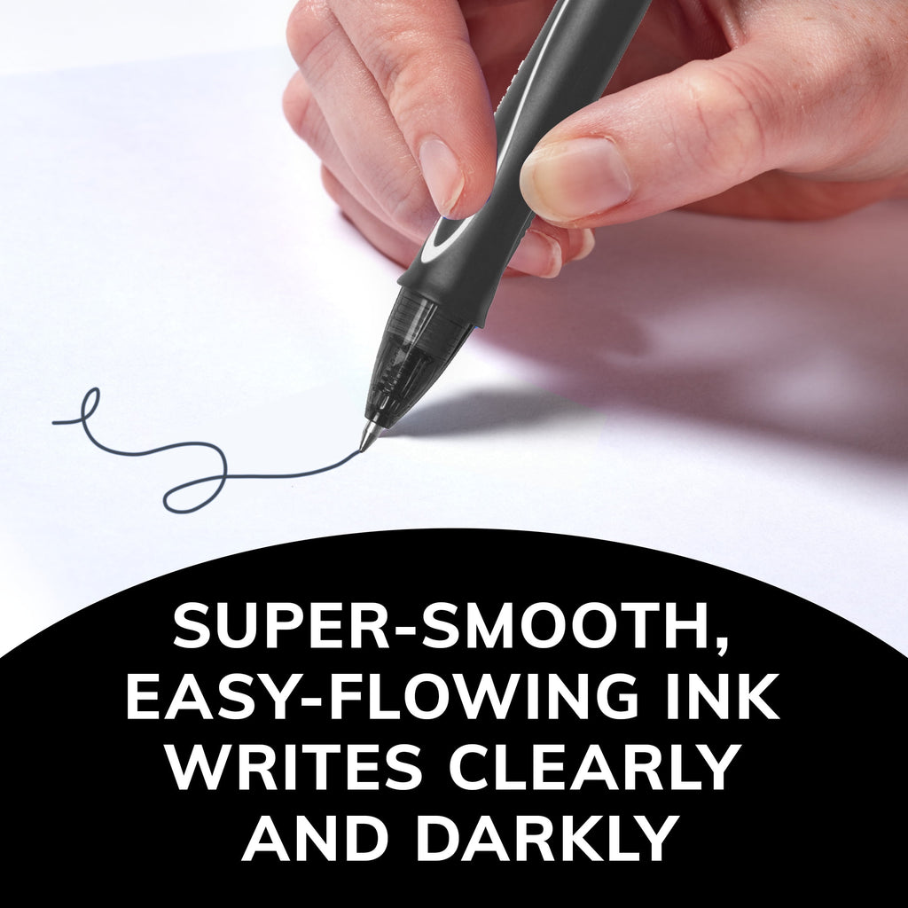 Gelocity Quick Dry Gel Pens, Black Ink, Medium Point (0.7mm), 4-Count - Image 5