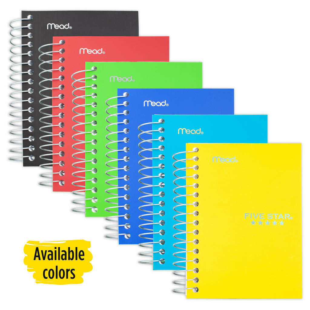 Lil' College Ruled Wirebound Notebook, 5 1/2" x 4", Color Choice Will Vary (45377) - Image 2