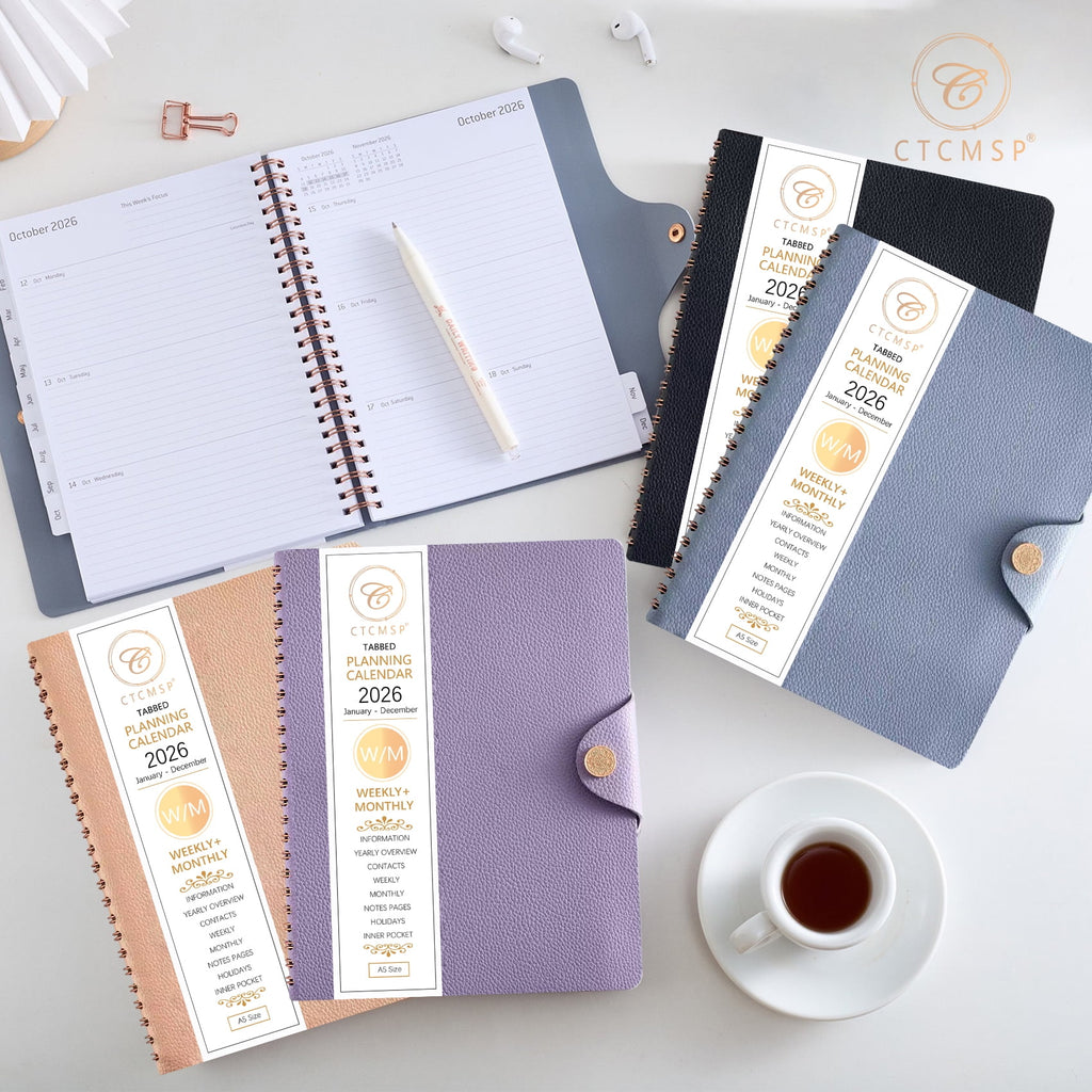 2026 Planner Yearly Calendar Notebook(Jan-Dec.2026,6.3"x8.5"),Weekly Monthly Planner 2026 for Office Home Work Gift S... - Image 6